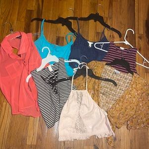 Mix & match shirts, crop tops and blouses $4 each